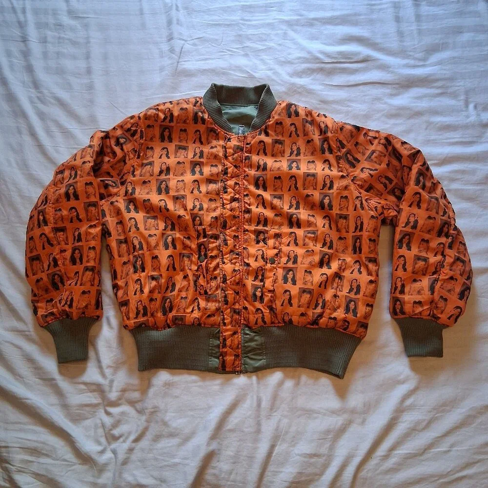 Playboy x Alpha Industries Reversible MA-1 Sage Flight Jacket Adult XL - Picture 5 of 16